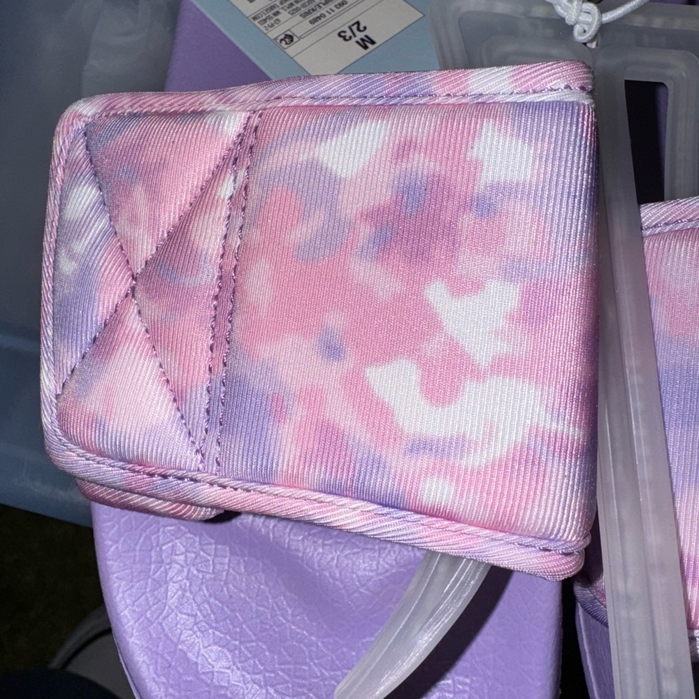 Cat and Jack Purple and Pink Sandals NWT size medium or 2/3 girls - Picture 2 of 3